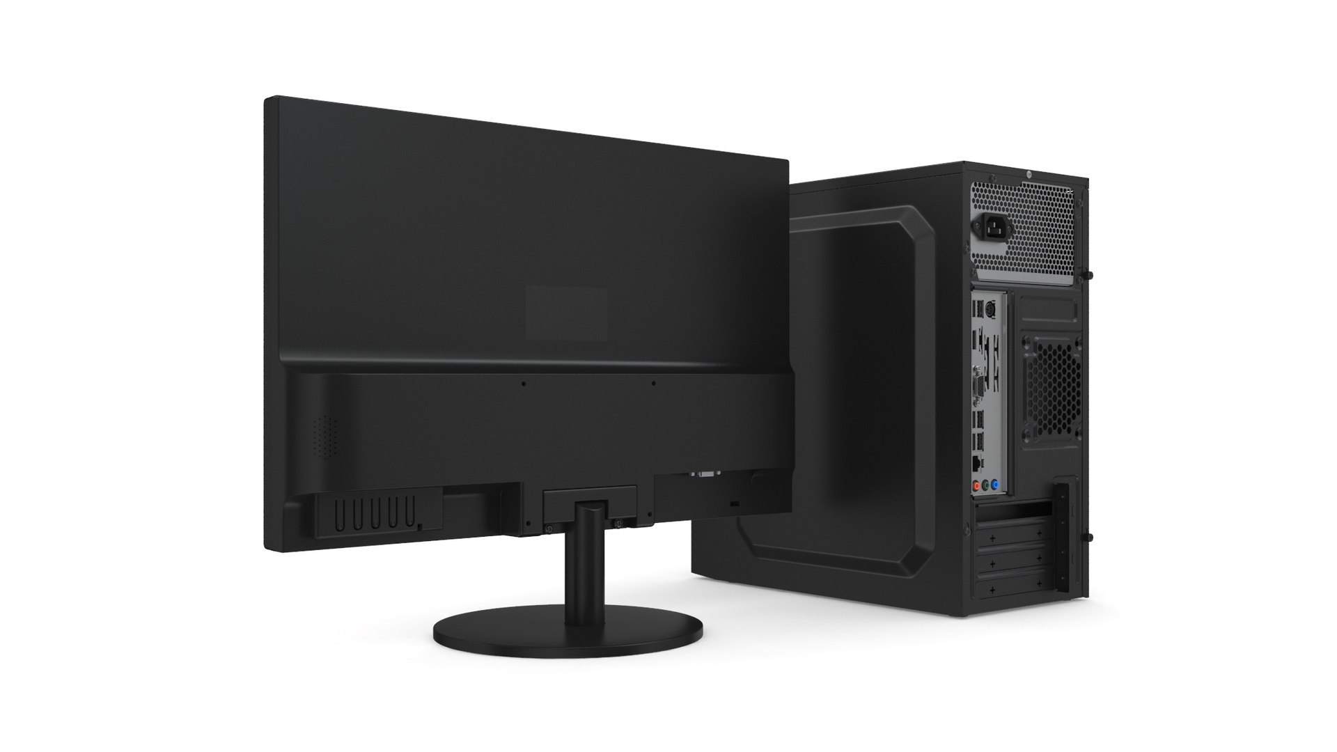 Desktop and Monitor Generic 3D model - TurboSquid 2053803