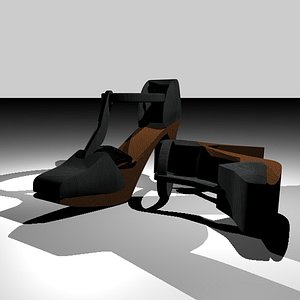 High heel shoes