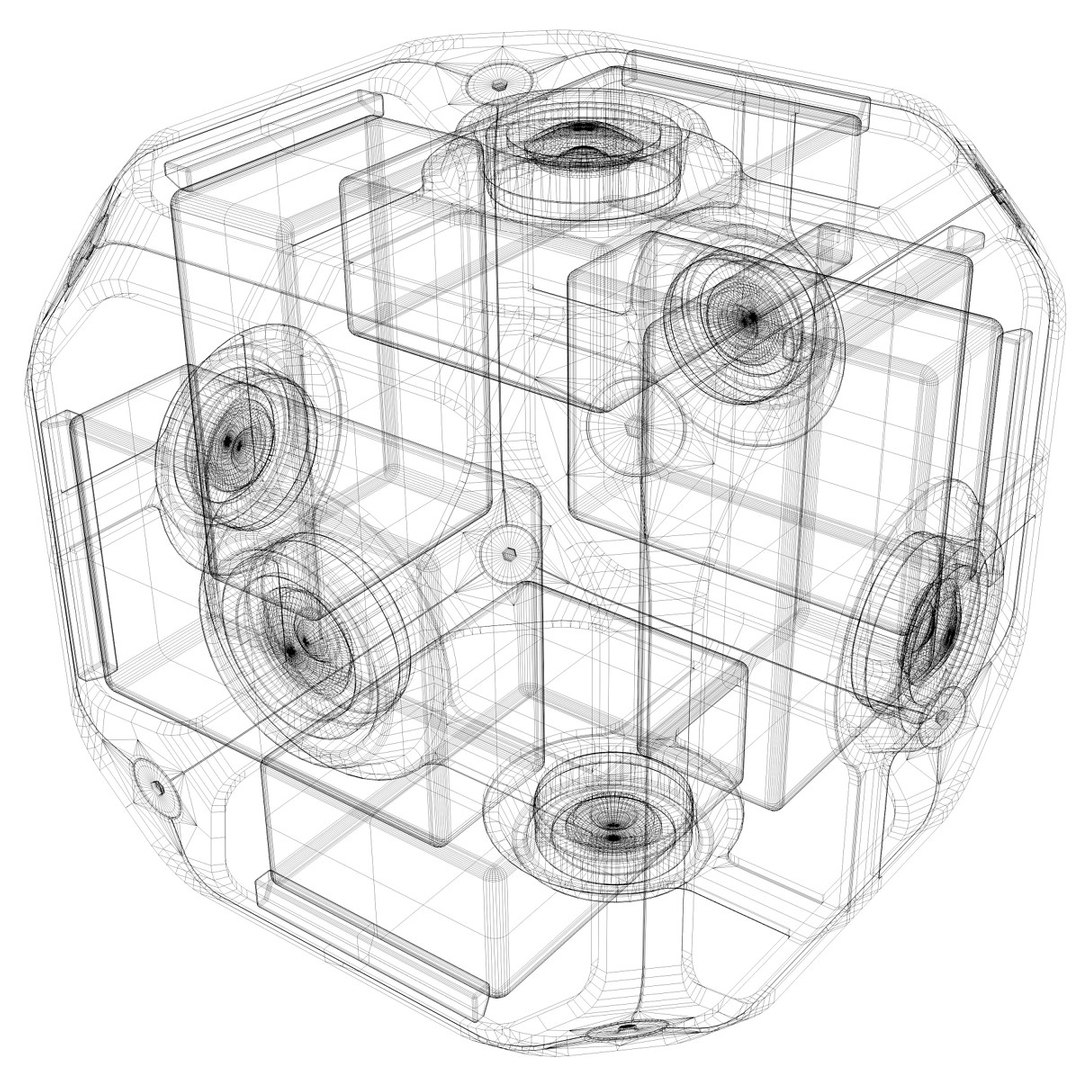 3d Model Virtual Reality Camera Rig