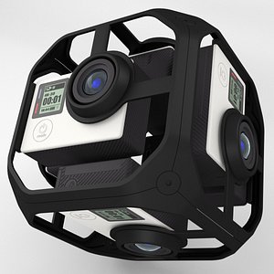 3d model virtual reality camera rig