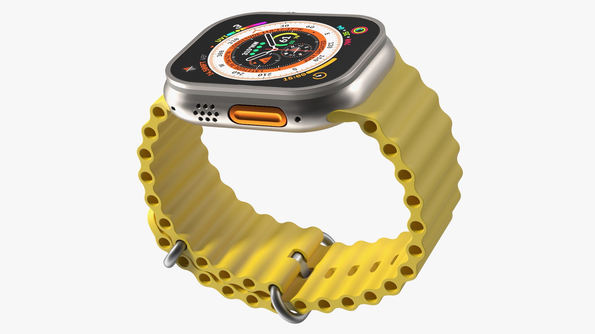 Apple Watch Band - Ocean Band Extension (49mm) - Yellow : :  Electronics