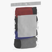 Packaged Underwear 01 Blank and Generic Label
