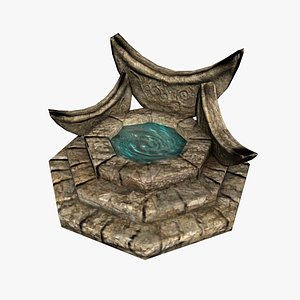 fantasy fountain 3d model