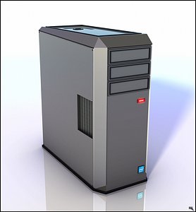 3D model computer tower