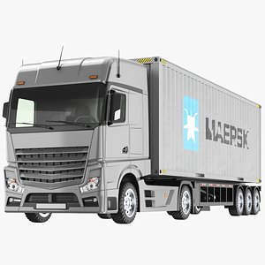 Detailed Container Truck