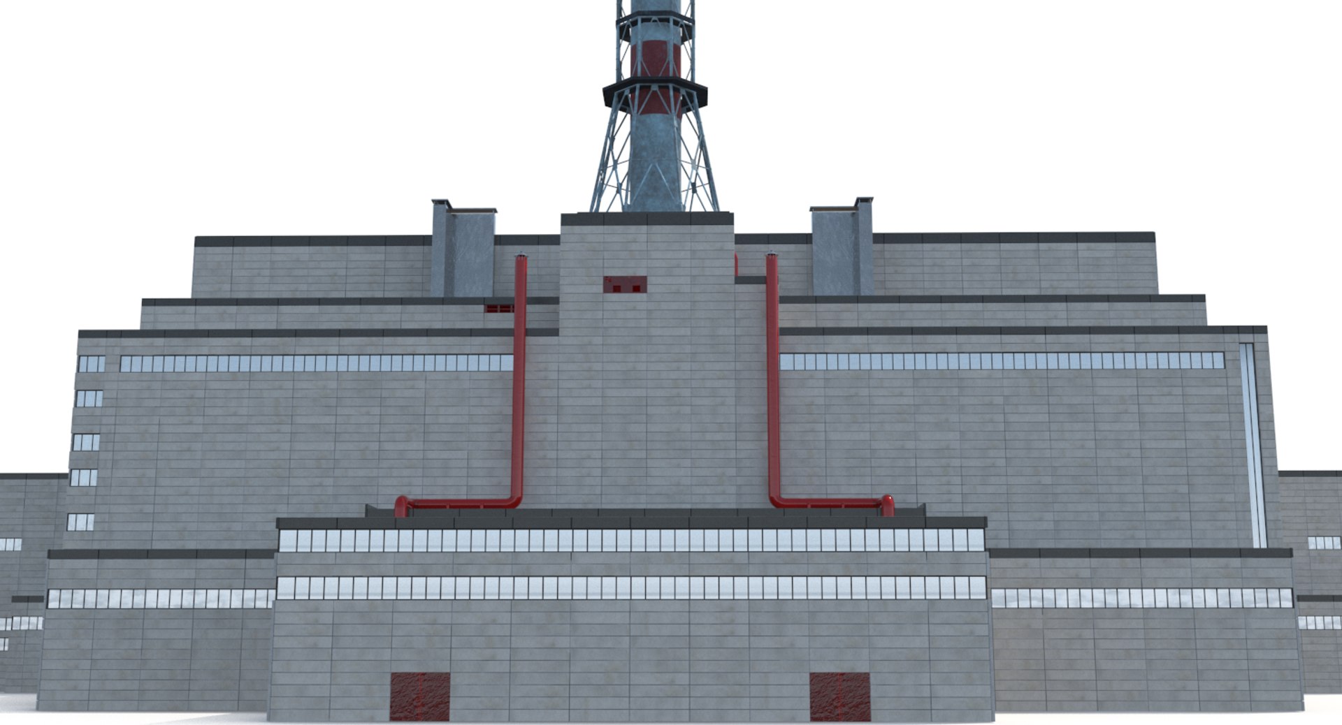 3D Power Plant Chernobyl Model - TurboSquid 1394654