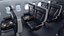 United Airlines Boeing 737-900 with Interior Rigged for Maya 3D model