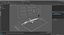 United Airlines Boeing 737-900 with Interior Rigged for Maya 3D model