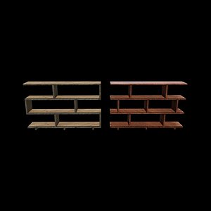 Miri Shelf 3D model