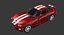 Dodge Viper GTS Low Poly Car