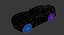 Dodge Viper GTS Low Poly Car