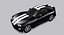 Dodge Viper GTS Low Poly Car