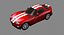 Dodge Viper GTS Low Poly Car