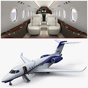 Cessna Citation Longitude Super-Midsize Jet 3D