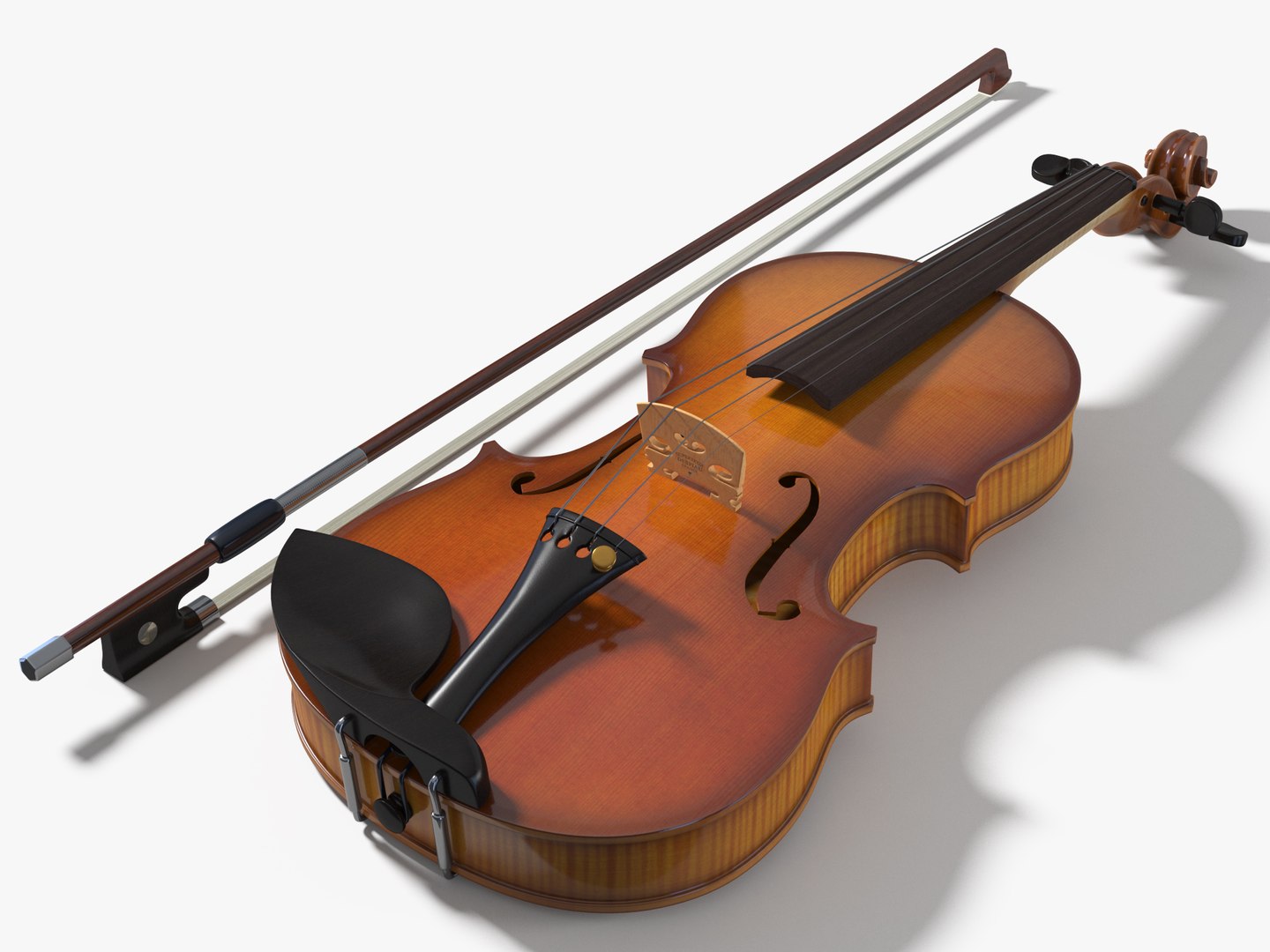 Violin Music Instrument Model - TurboSquid 1460208