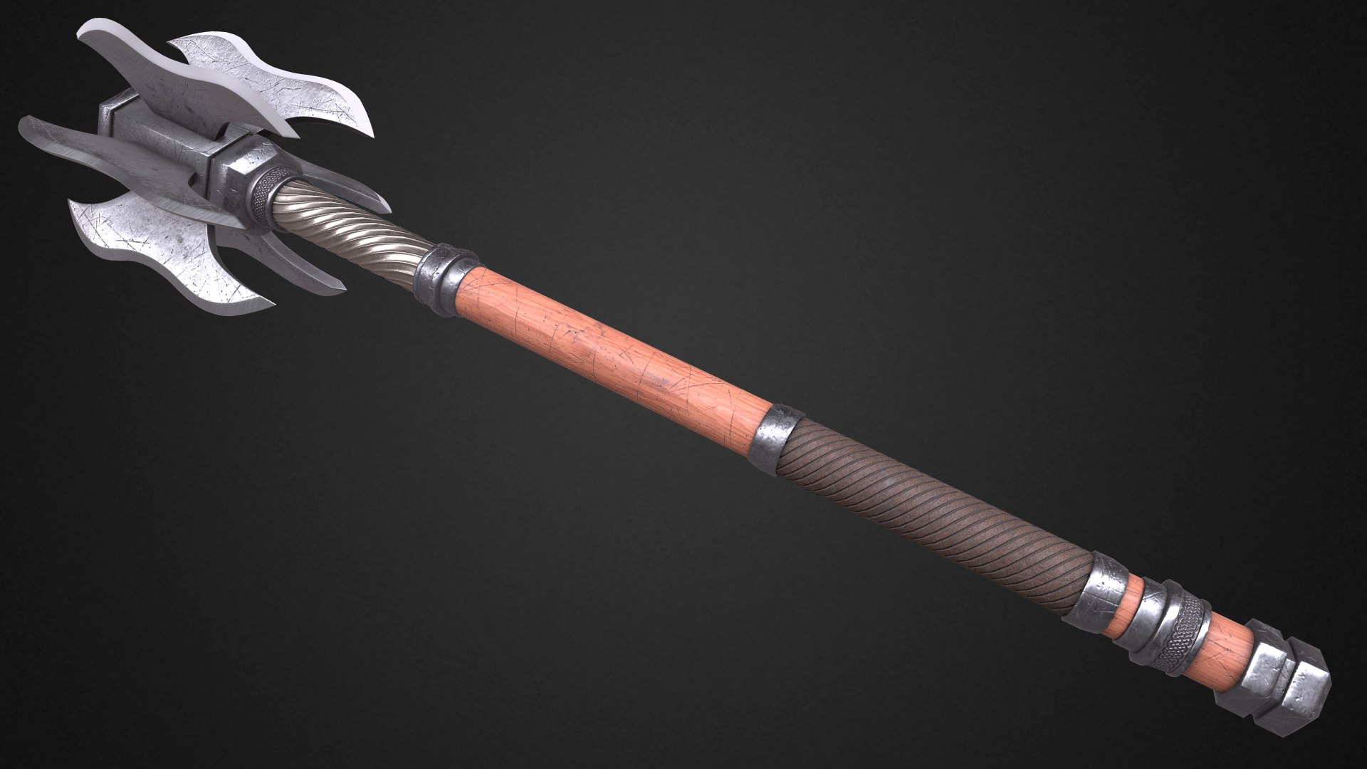 3D Medieval Mace - TurboSquid 1752984