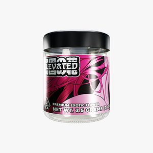3D model Stylized Anime Glass Jar