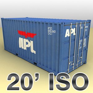 ISO shipping container 20 feet