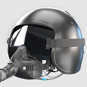 Fighter Jet Pilot Helmet with Oxygen Mask