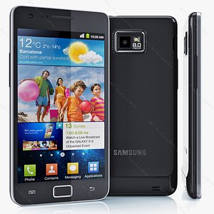 realistic samsung galaxy i9100 c4d