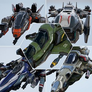 Spaceships Essential Pack - game models