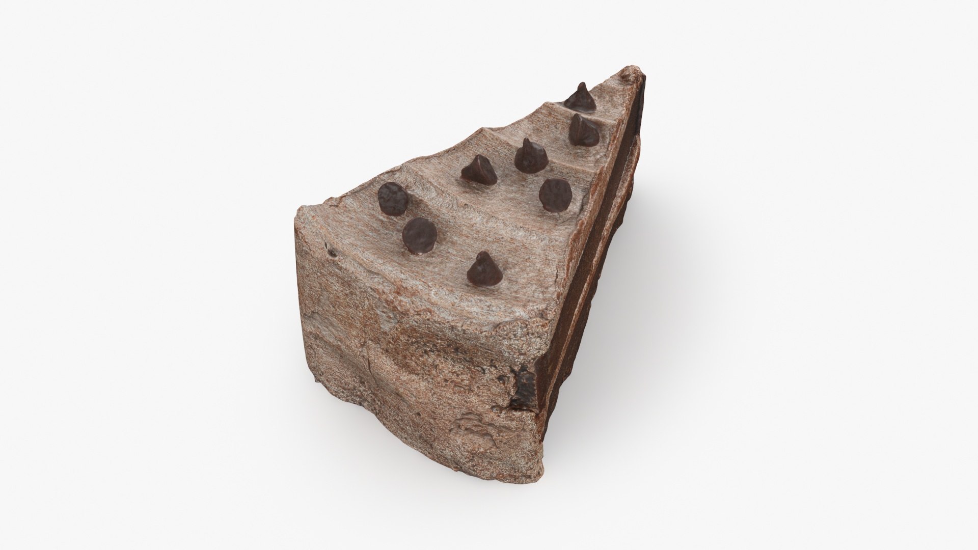 Chocolate Fudge Cake 3D Model - TurboSquid 2180595