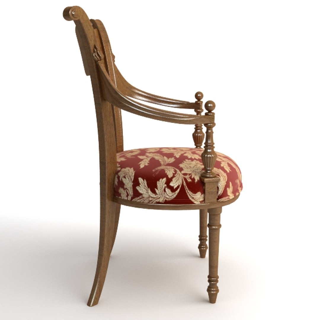 3d classical chair
