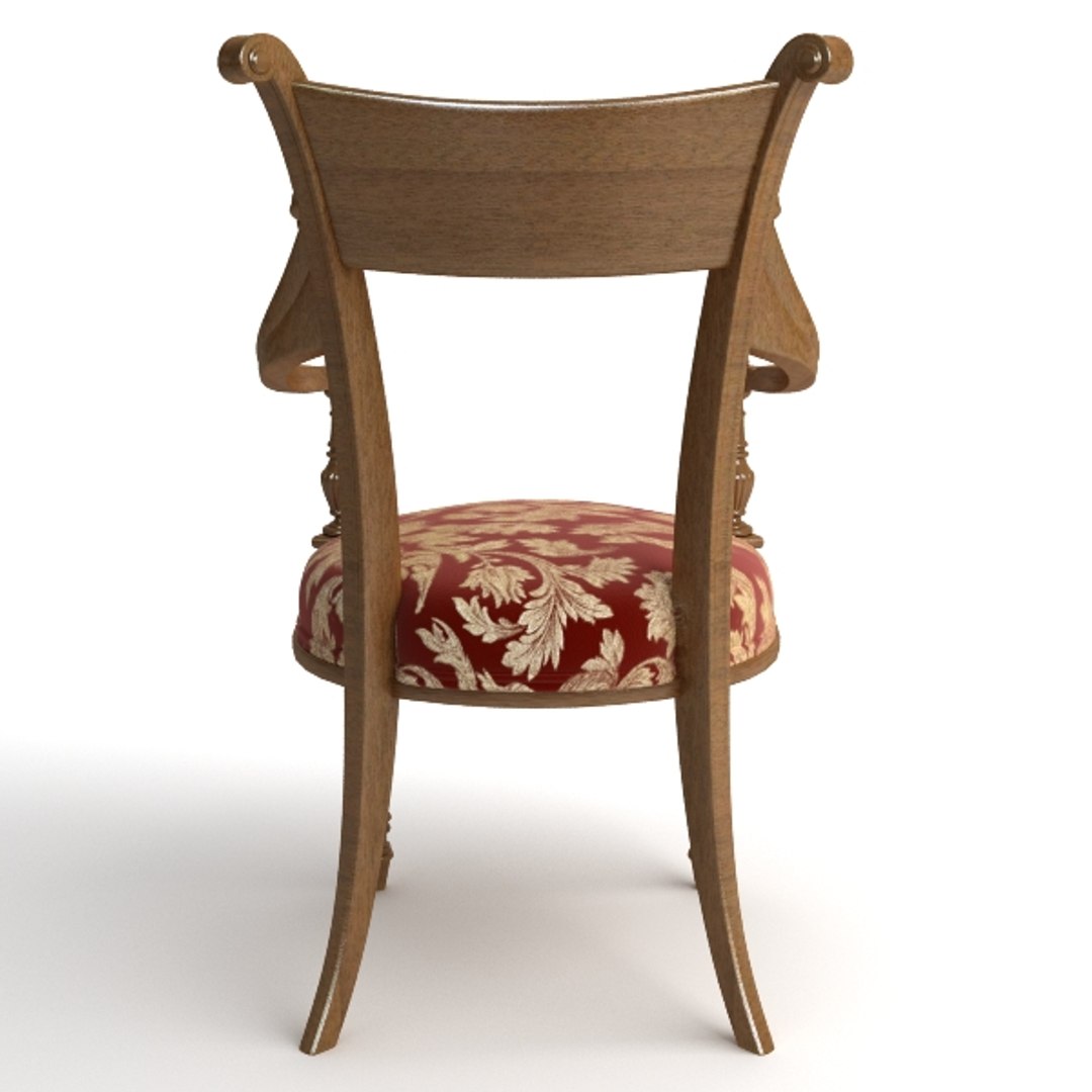 3d classical chair