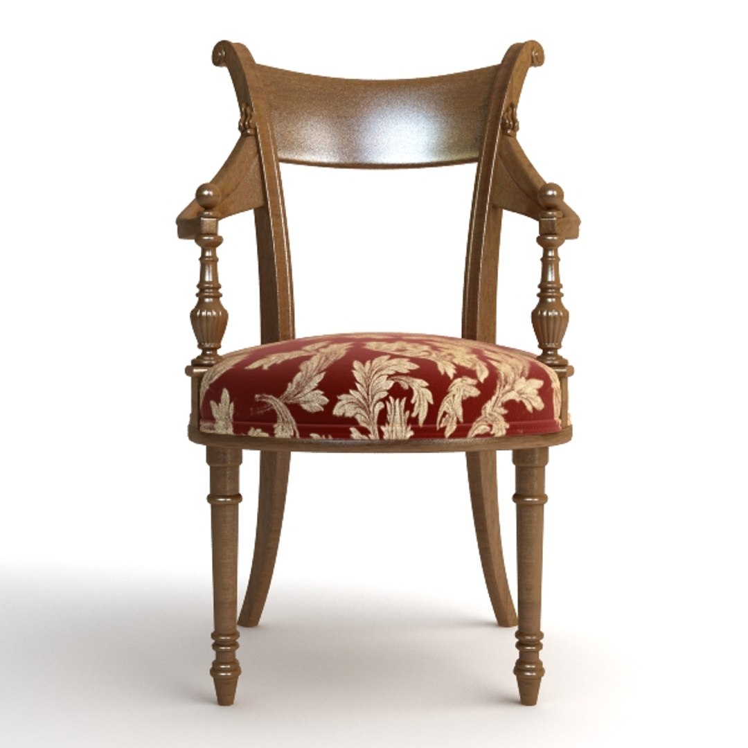 3d classical chair