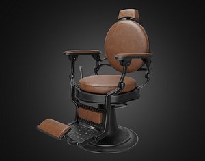 Vintage barber chair model