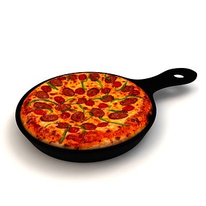 3D Italian Sausages Pizza