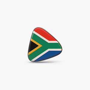 3D South Africa Flag Icon