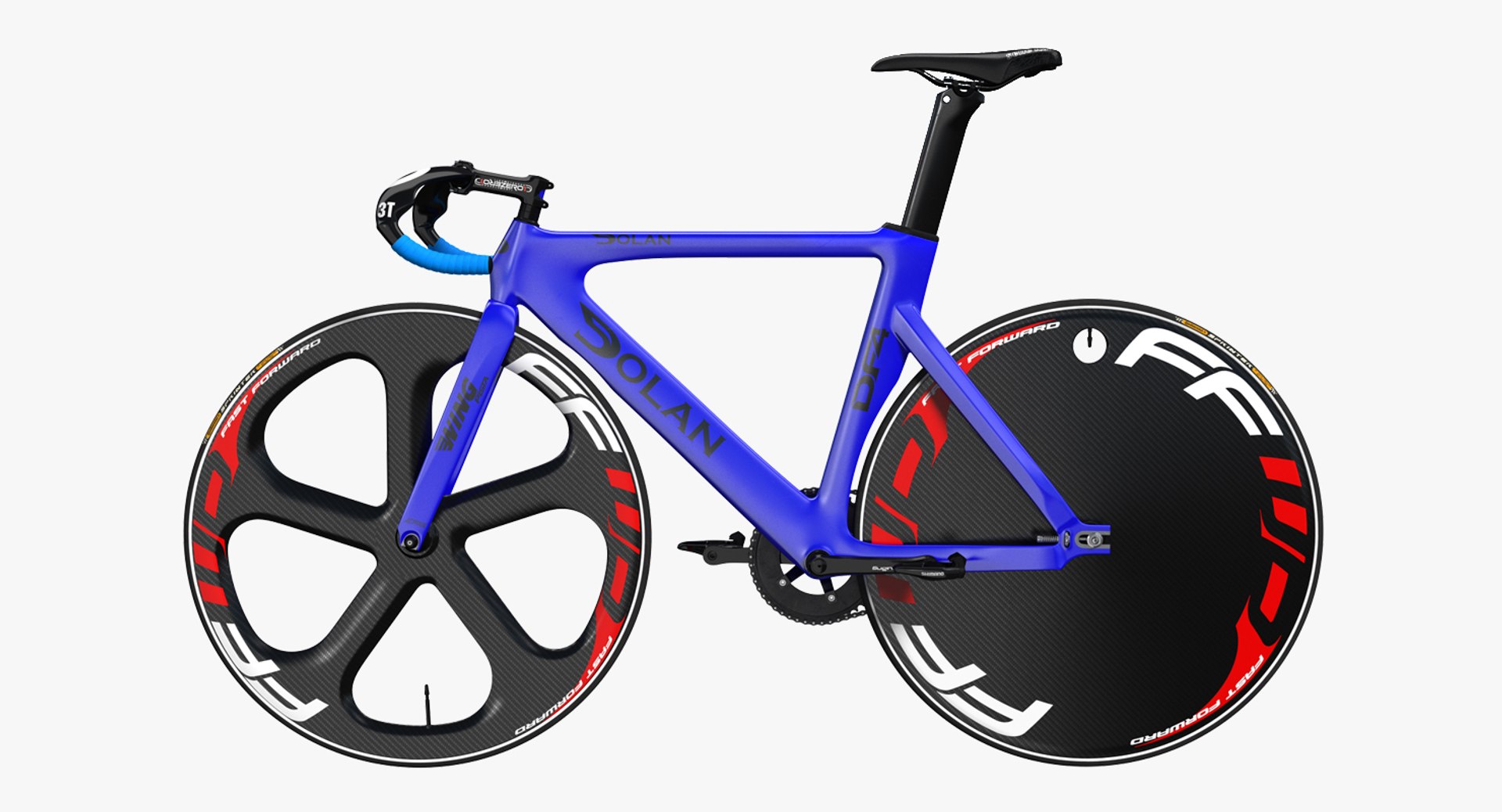 Sport Track Bike Dolan DF4 3D Model 3D model preview