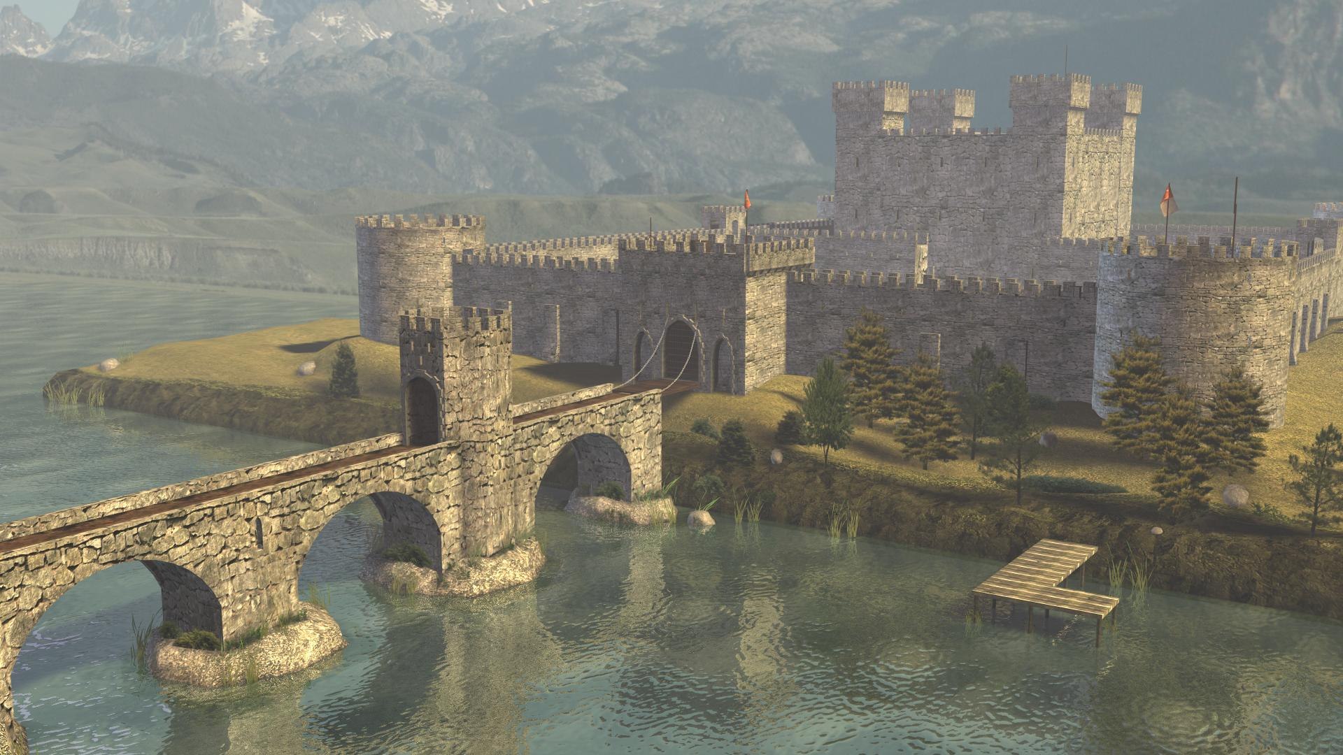 Medieval Castle 3d Ma