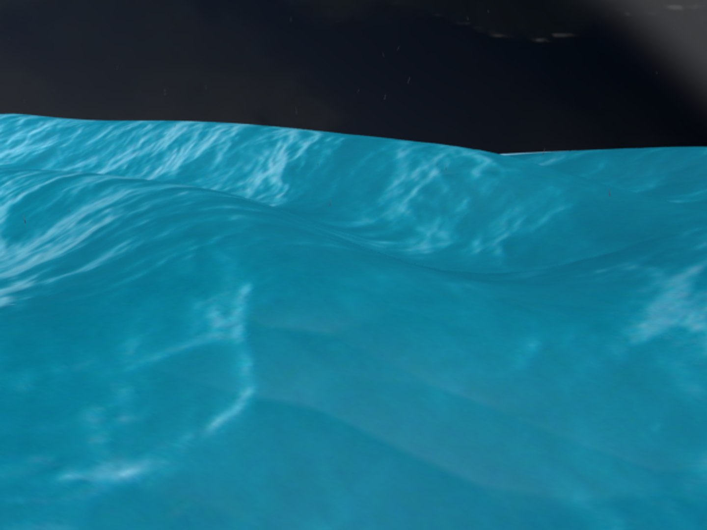 3d Model Storm Ocean