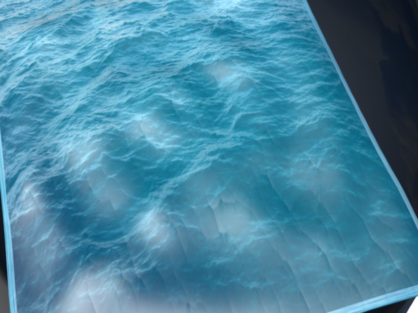 3d Model Storm Ocean