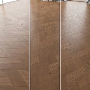 parquet oak nut brushed 3D model