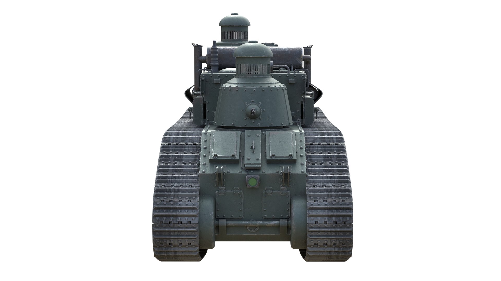 3D Char 2C Heavy Tank - TurboSquid 2353136