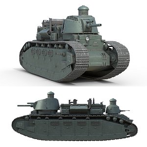 3D Char 2C Heavy Tank