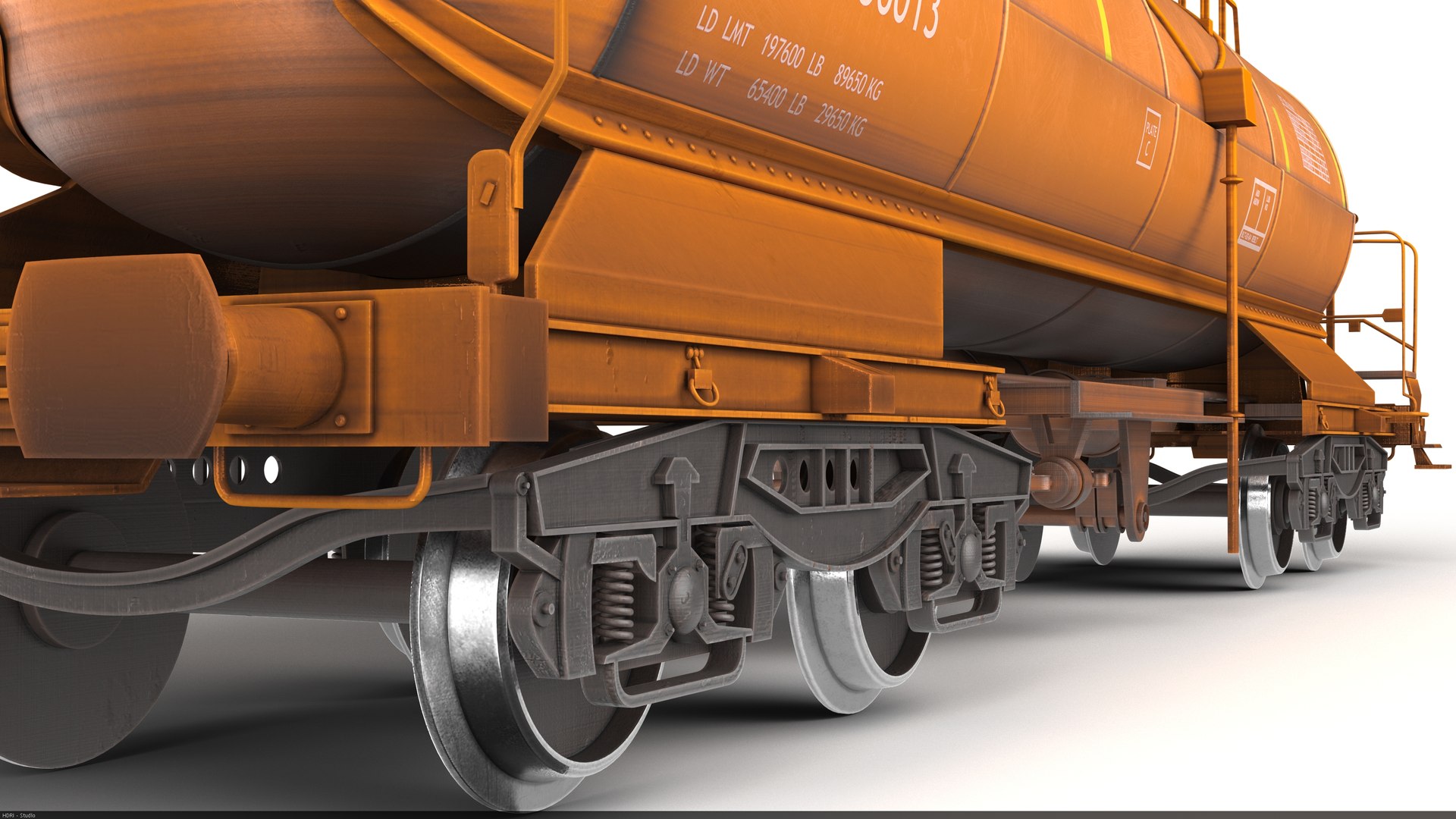 Railroad Tank Car 3D - TurboSquid 2409701