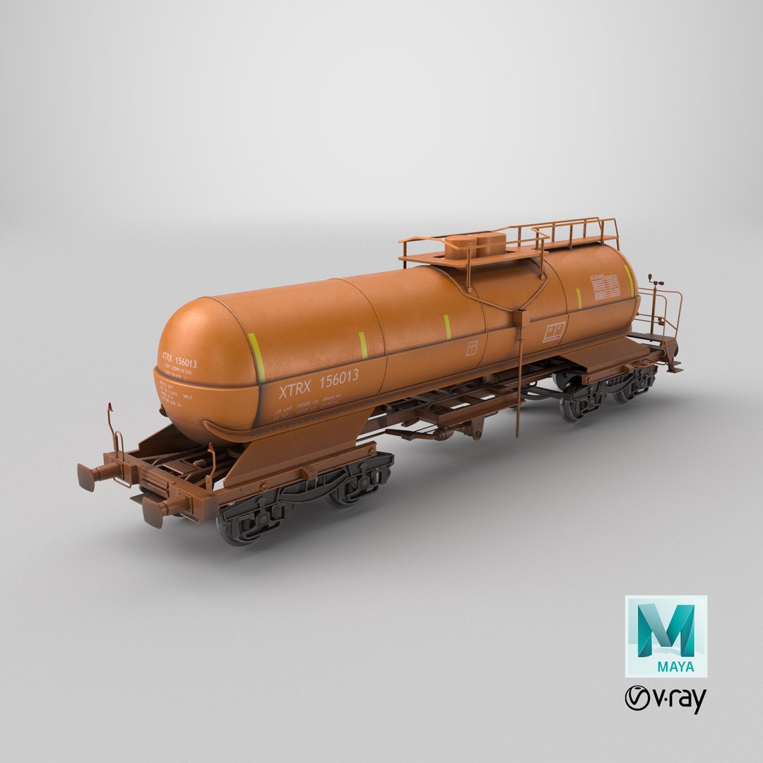 Railroad Tank Car 3D - TurboSquid 2409701