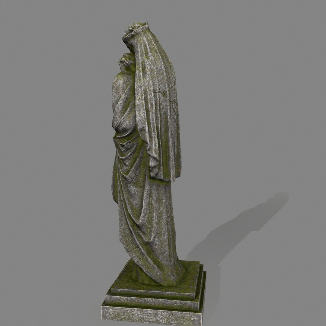 3d Woman Statue Model - Turbosquid 1322528