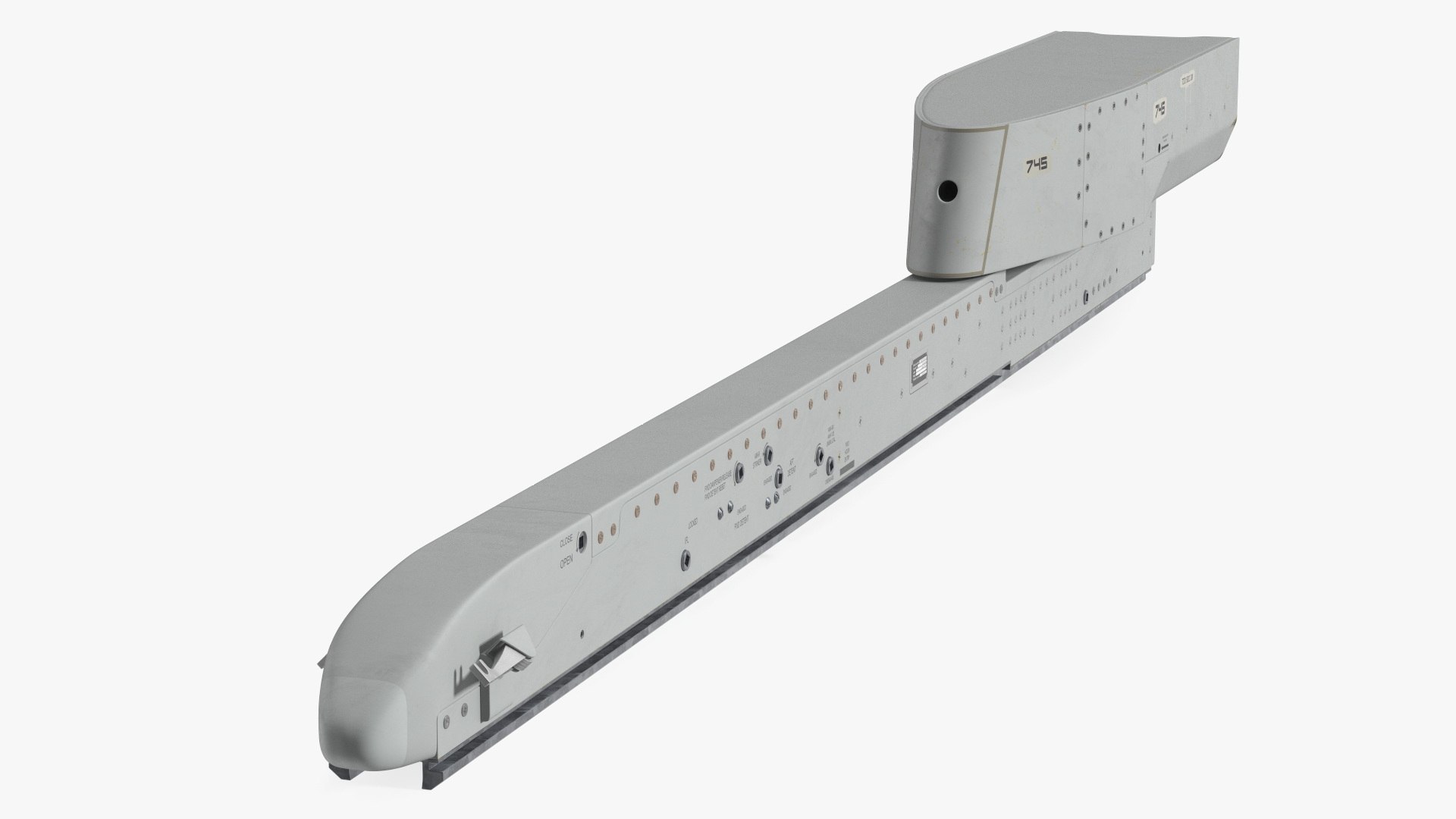 Missile Launcher LAU-129 With Mount 3D model preview