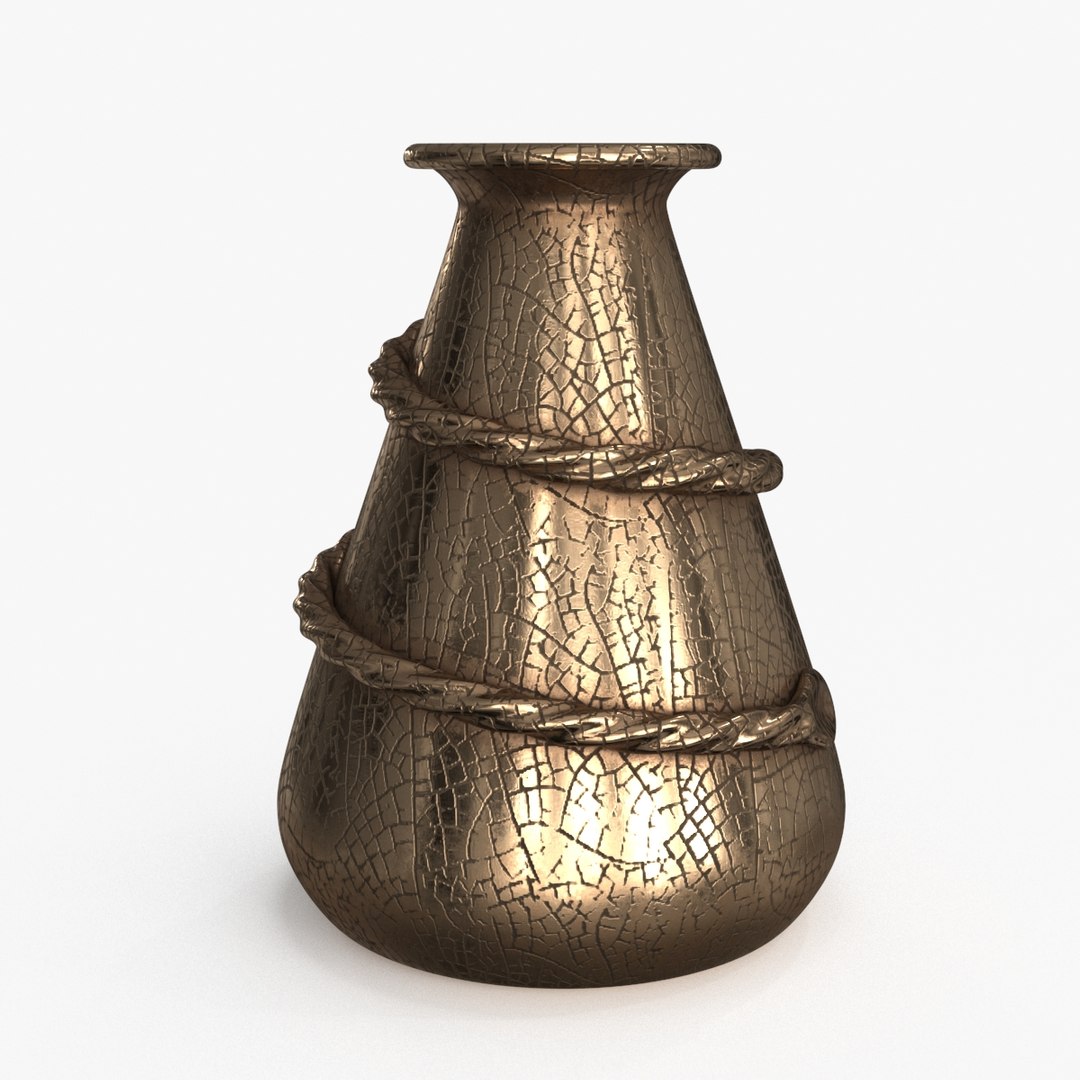 3D model Metal Vase v2 - TurboSquid 2007852