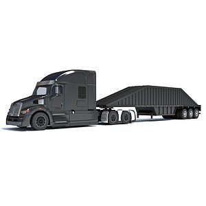 Bottom Dump Truck 3D model