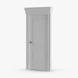 classic-doors---door-2-closed 3D model