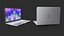 银色 MacBook Neo 3D 模型