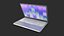 银色 MacBook Neo 3D 模型