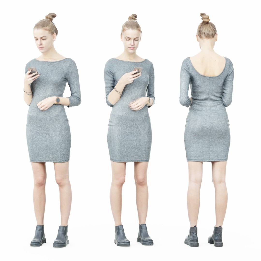 3D Model Girl Rendered Human - TurboSquid 1245936