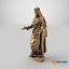 Figurine of Jesus Christ Gilded 3D model